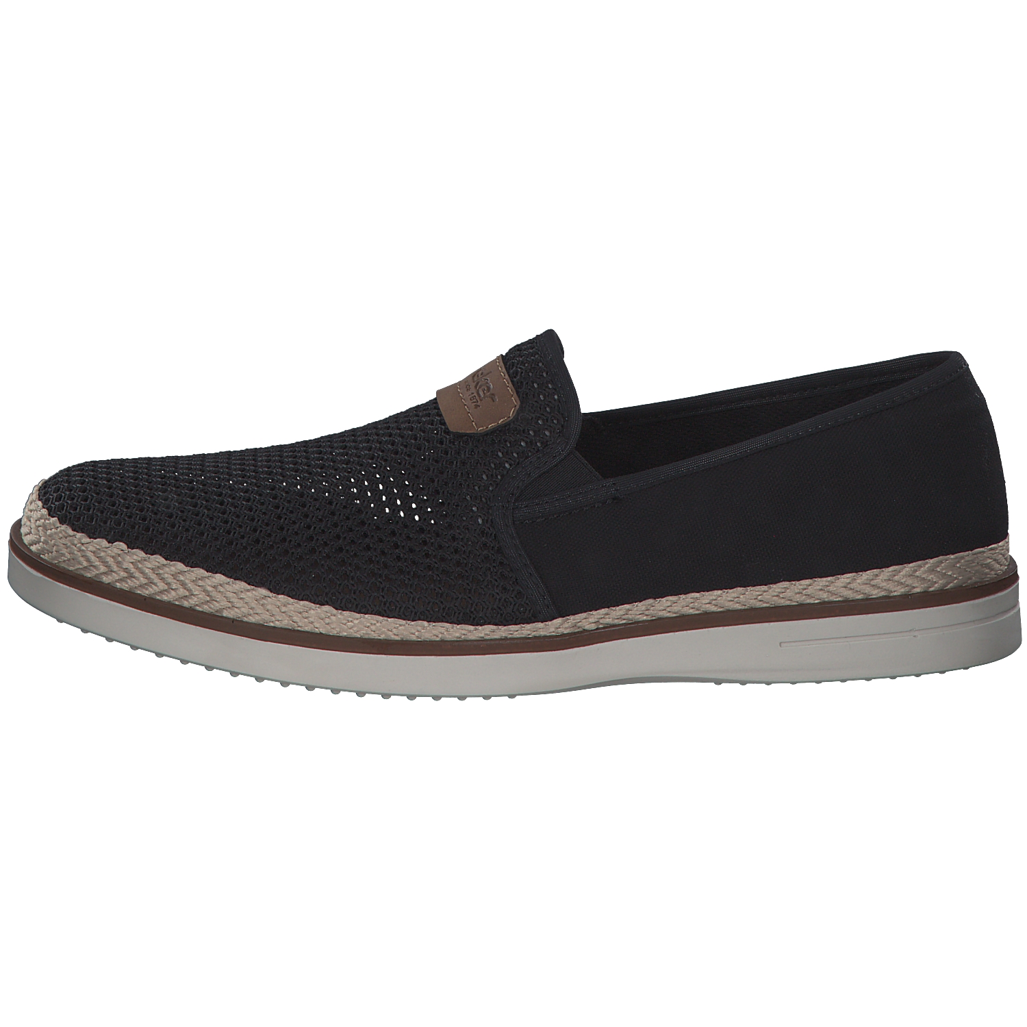 Rieker B2366, Sportliche Slipper, Herren, Schwarz