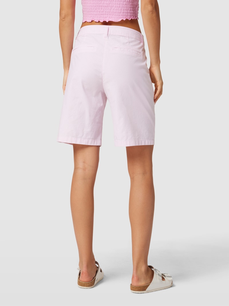 Bermudas mit französischen Eingrifftaschen in rosé