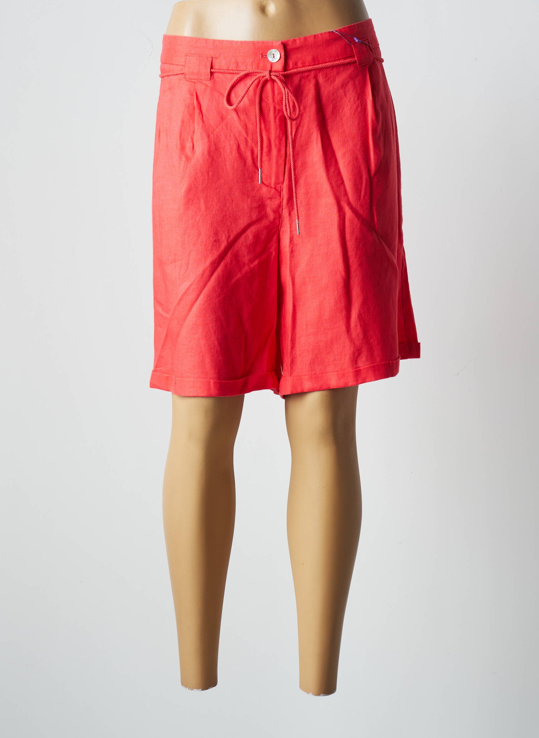 Julie Guerlande Bermudas Femme couleur rouge