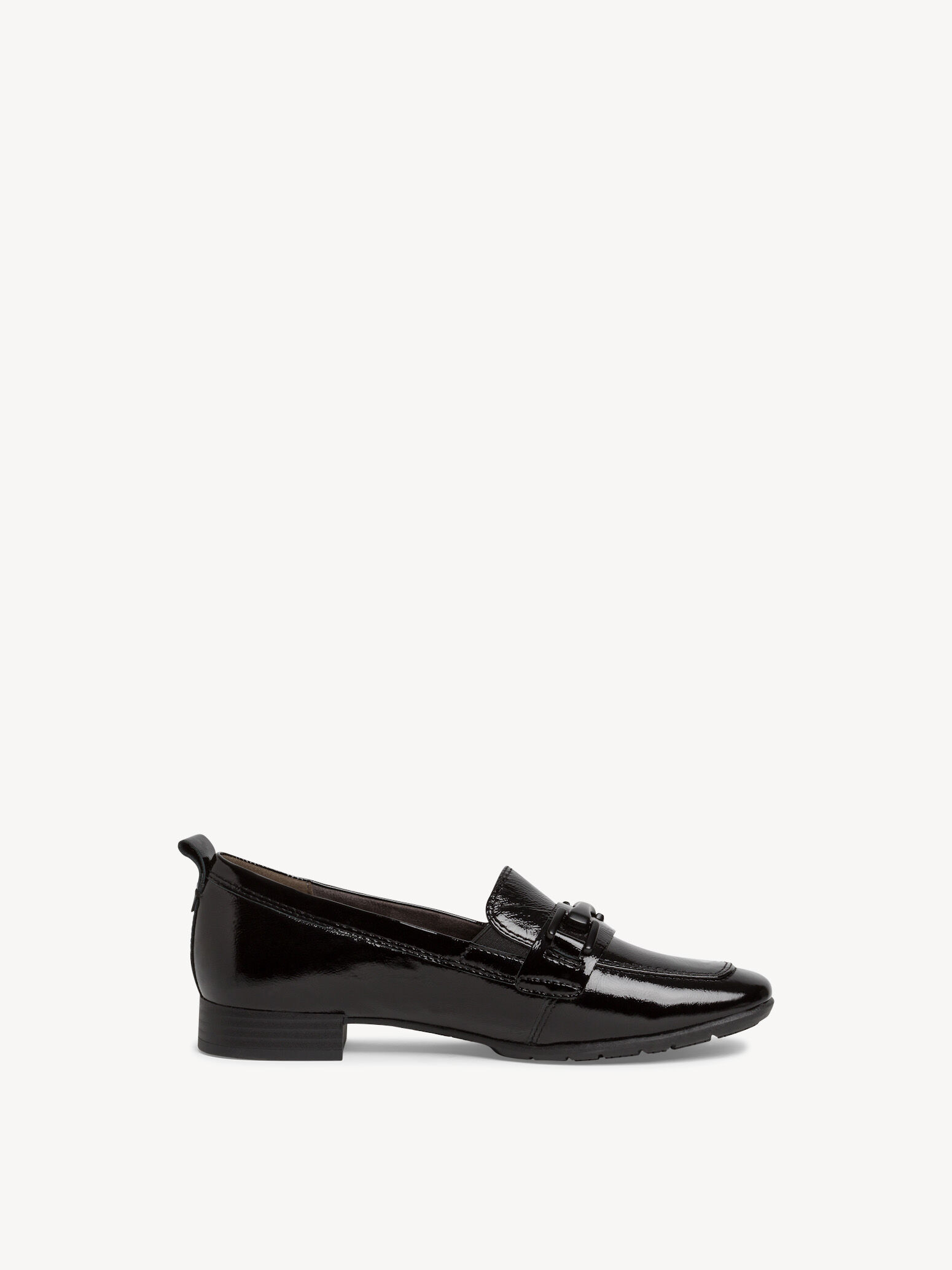 Slipper en cuir - noir