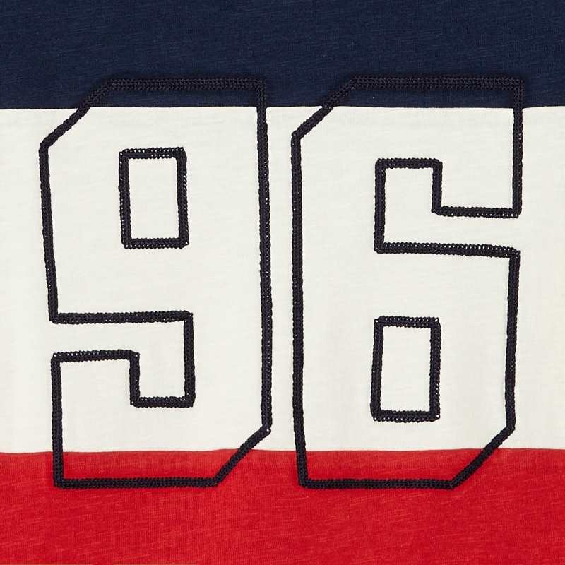 T-shirt manches longues 96 rouge garçon
