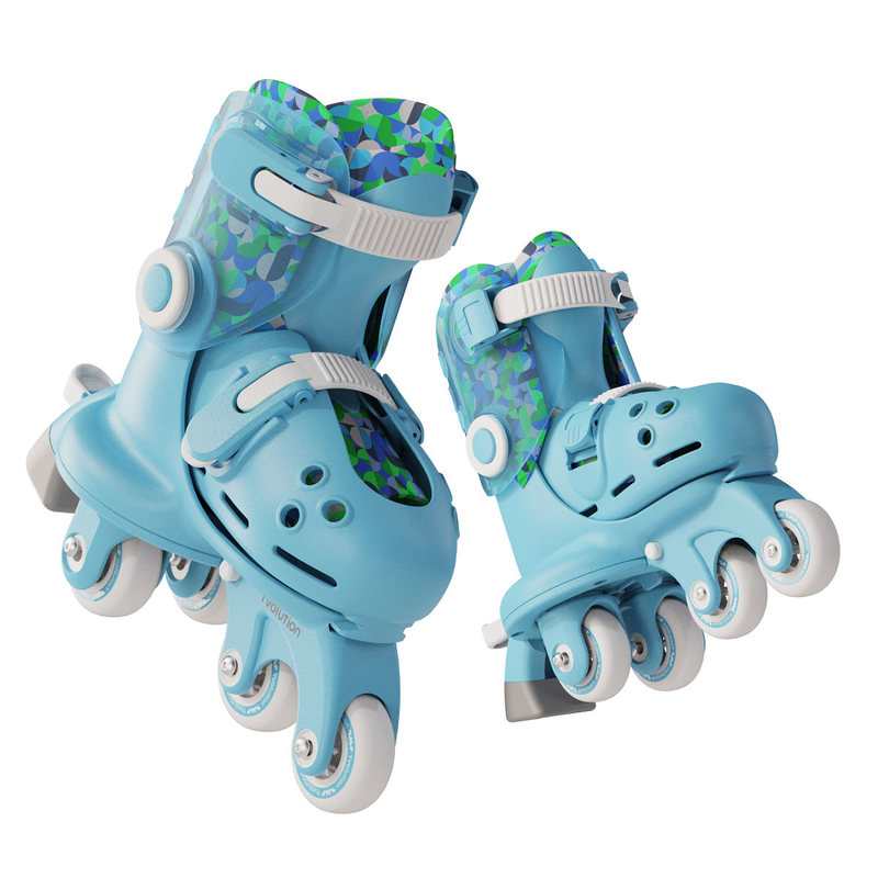 Rollers d’apprentissage Twista skate 24/27 avec set de protection Yvolution