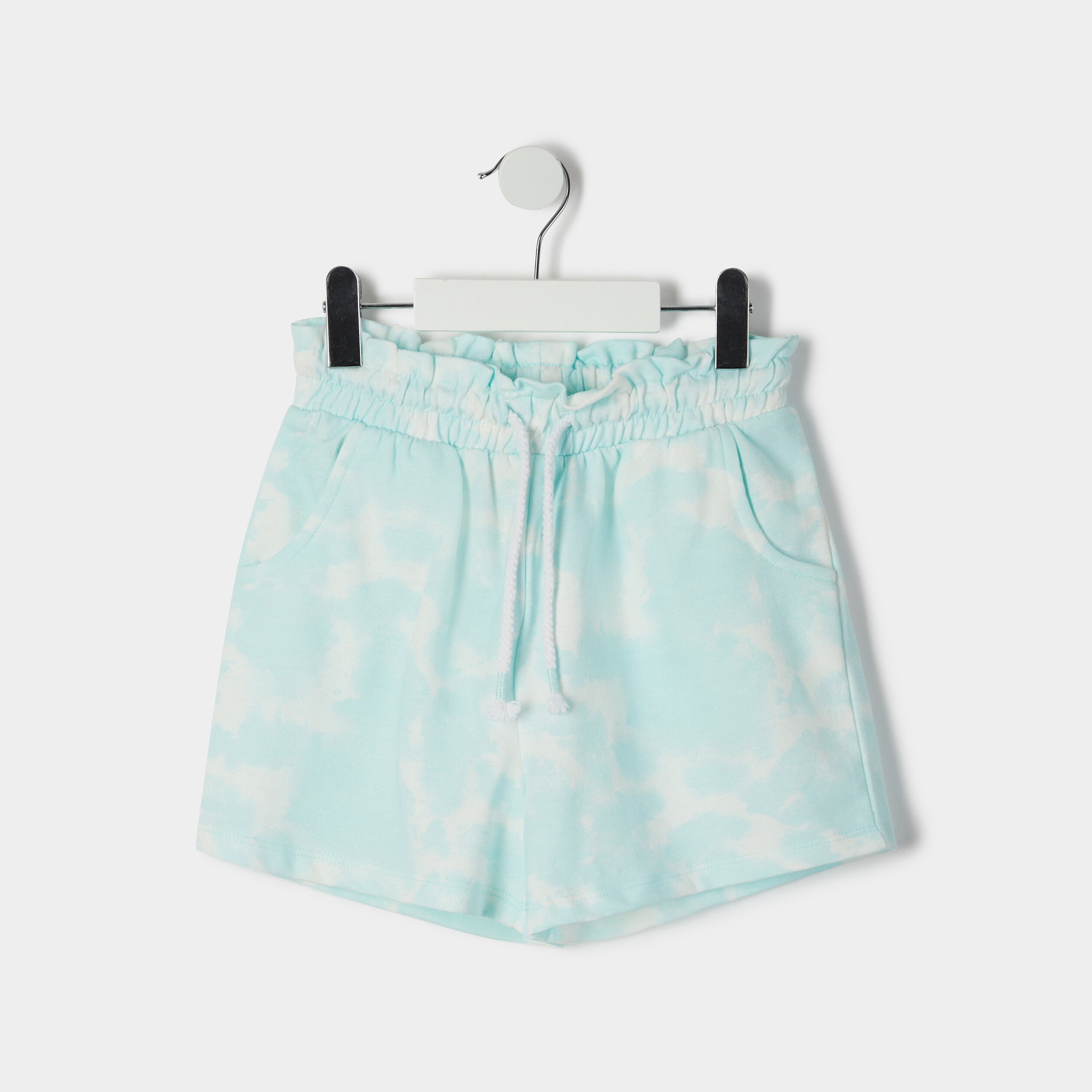 Jogging-Short slouchy bleu turquoise fille | La Halle