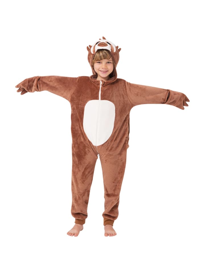 Corimori Onesie Kostüm in Braun günstig kaufen 116/128