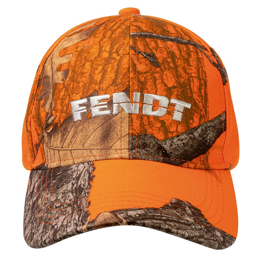 Cap orange/camouflage in Signalfarben)