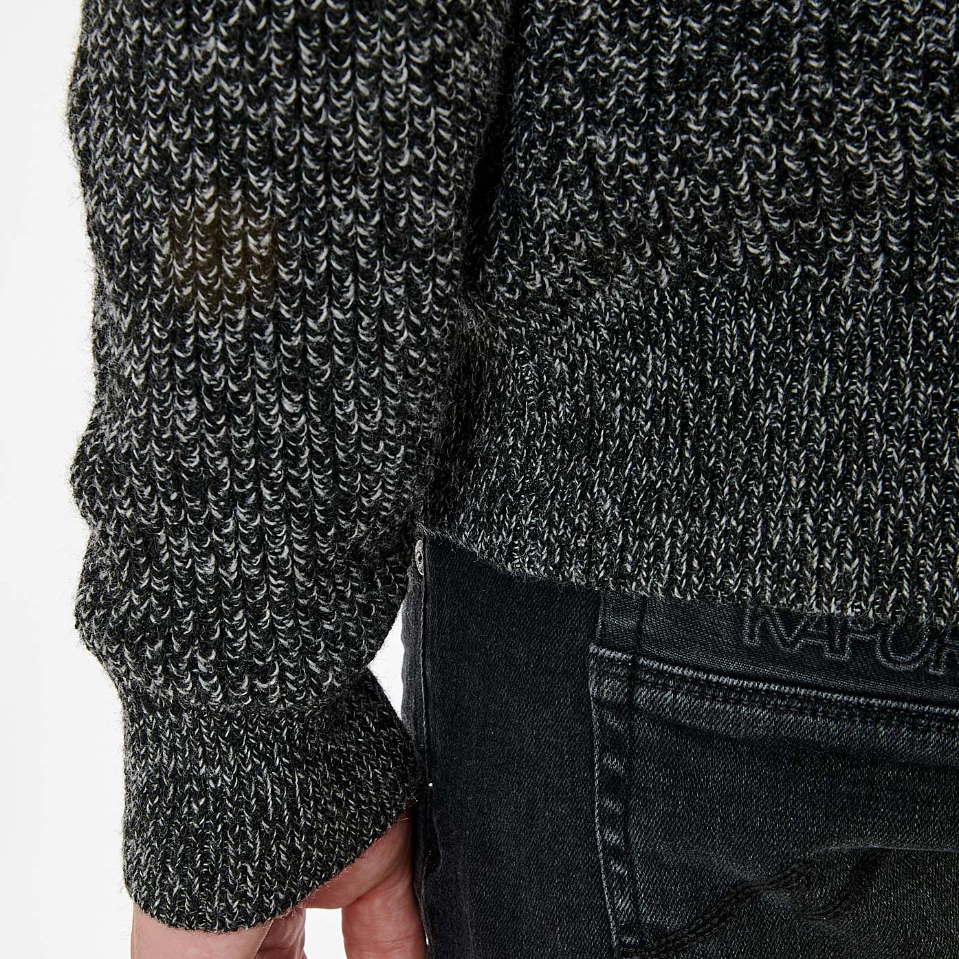 VOLKS  Pull gris homme