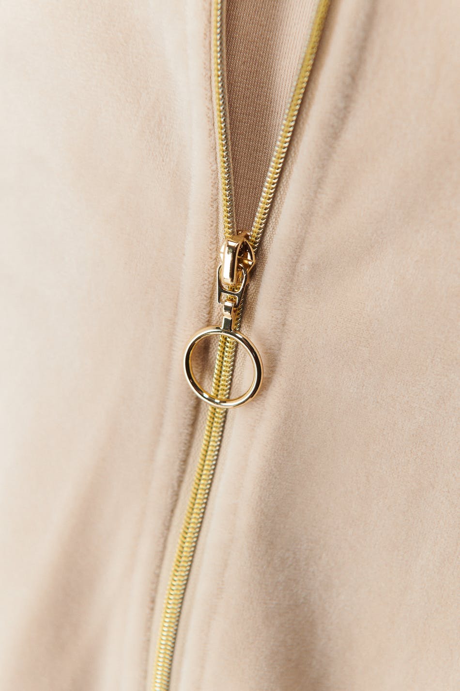 Y velour zip hoodie