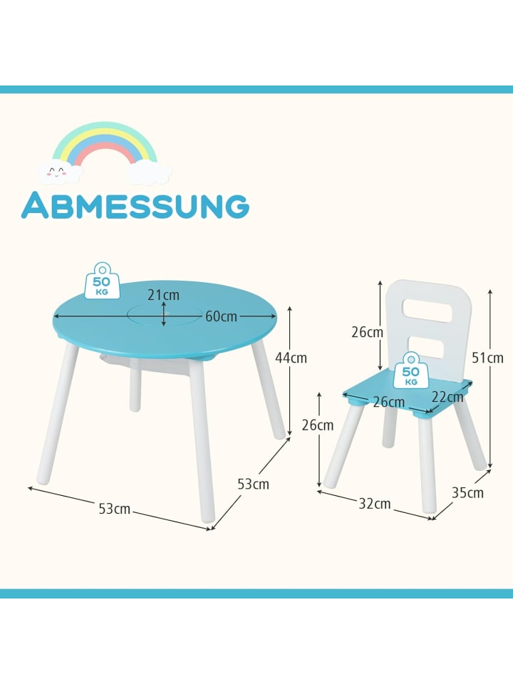 COSTWAY Sitzgruppe 3 tlg. Set in Grün günstig kaufen onesize