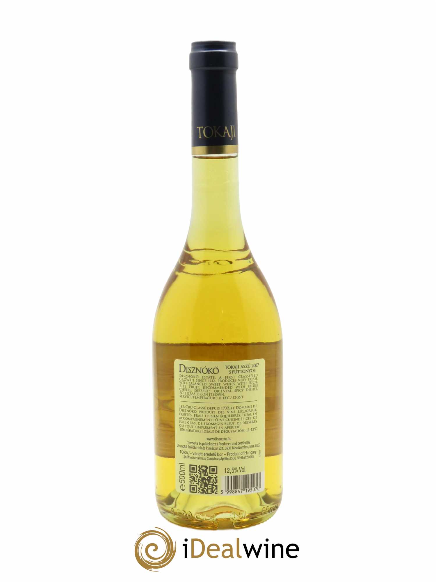 Tokaj Coffret 3 bouteilles 5 Puttonyos Vertical Collection n°2 Disznoko (Domaine)   - Lot de 1 Bouteille