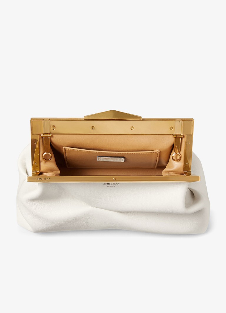 Geantă de mână/S Jimmy Choo Diamond Frame din piele de vițel
