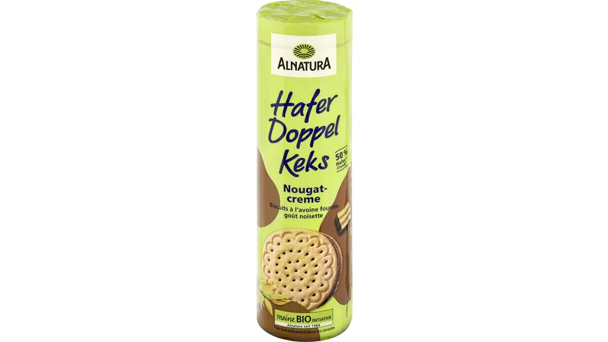 Alnatura Bio Hafer Nougat Doppelkeks 330 g