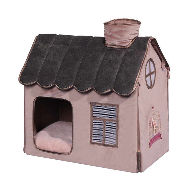 Happy House Hundehöhlen Happy House Villa Cute Pets rosa