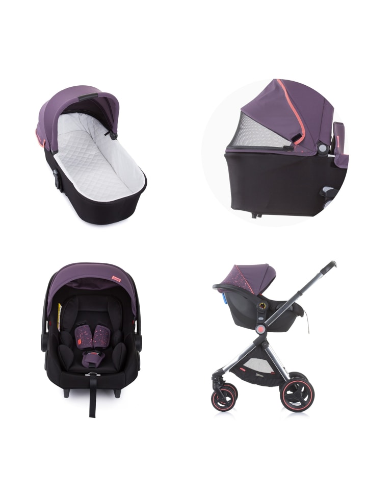 Chipolino Kinderwagen Elite 3 in 1 in lila günstig kaufen onesize