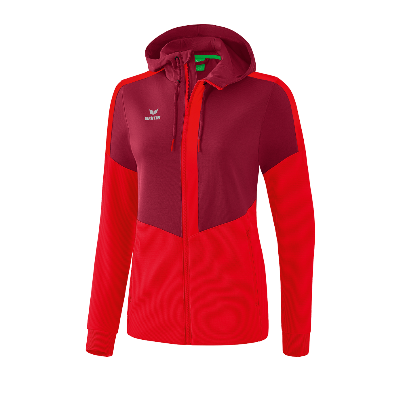 Erima Squad Kapuzen-Trainingsjacke Damen Rot