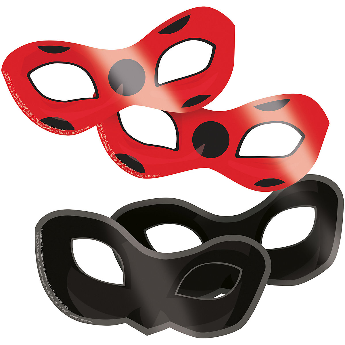 Masken Miraculous, 8 Stück