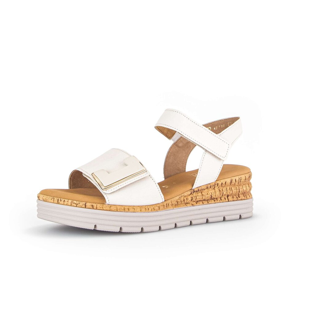 Gabor comfort Keilsandalette beige