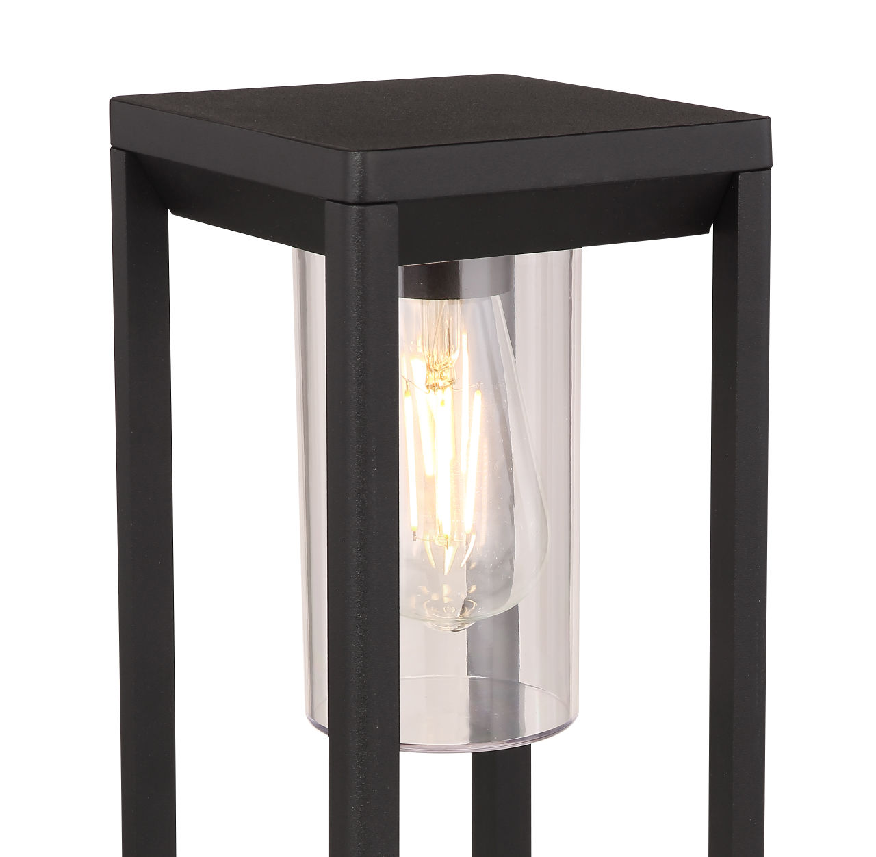 Globo Lighting - CANDELA - Außenleuchte Aluminium Druckguss schwarz matt, 1x E27 LED