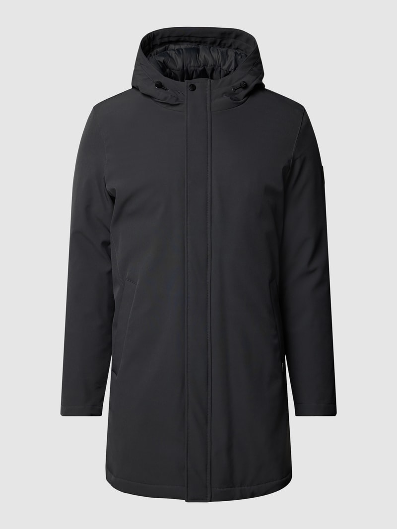 Funktionsjacke mit Kapuze Modell 'deston' in anthrazit