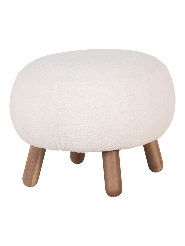 ebuy24 Hocker Savona Weiß 60 x 50 cm günstig kaufen onesize