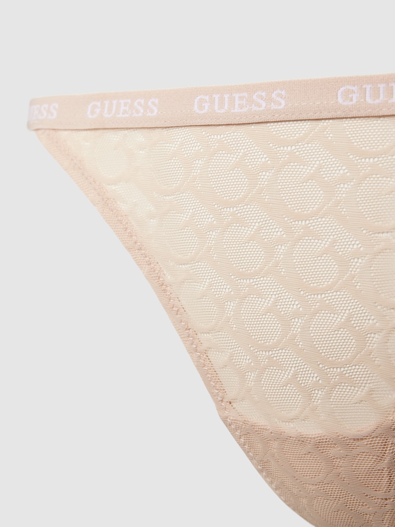 String in semitransparentem Design Modell 'EDYTHA' in beige