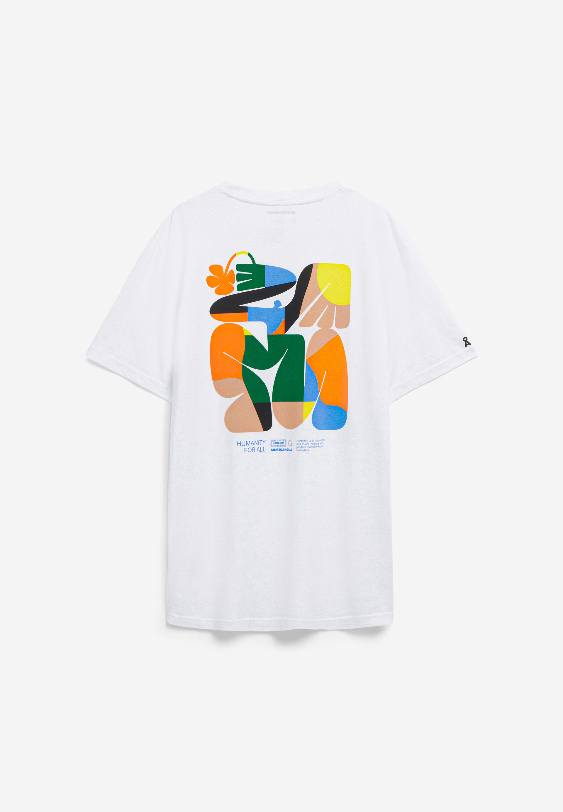 T-Shirt aus recycelter Baumwolle Tencel™ Mix