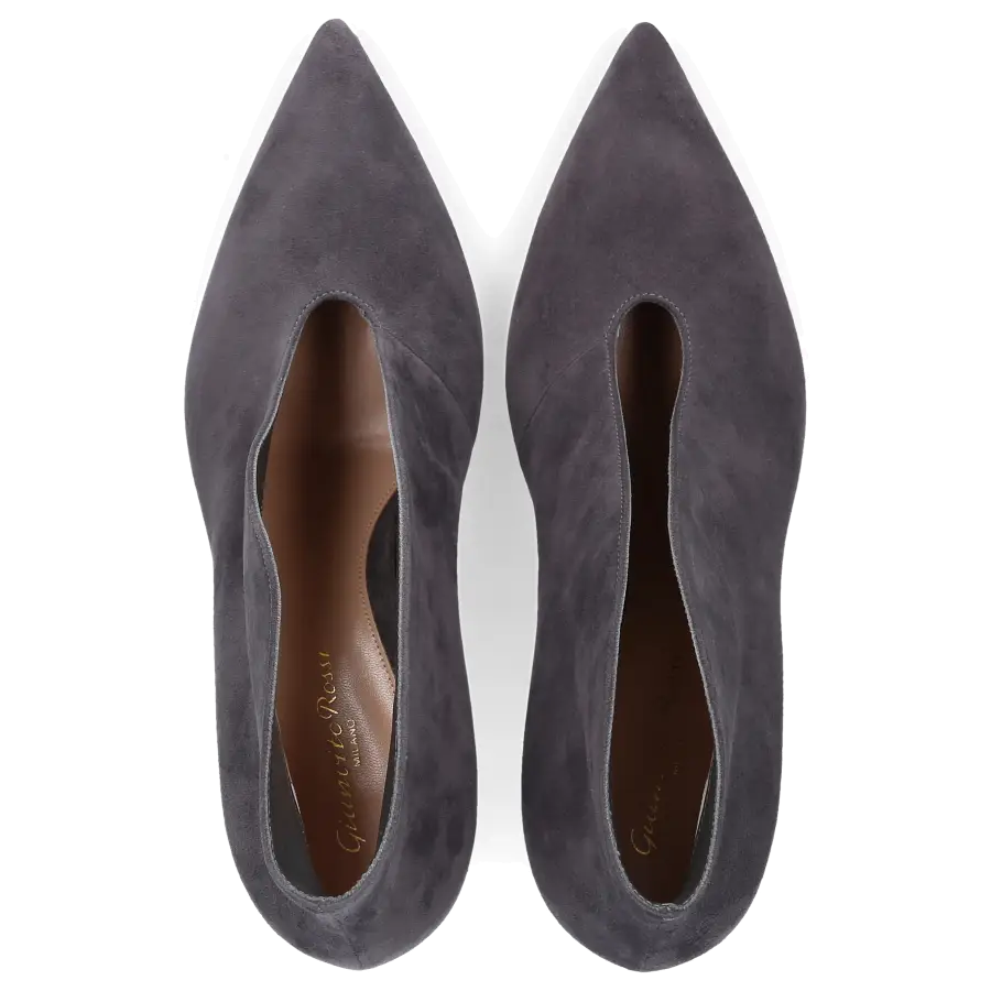 Gianvito Rossi - Stiefeletten VANIA Veloursleder - grau