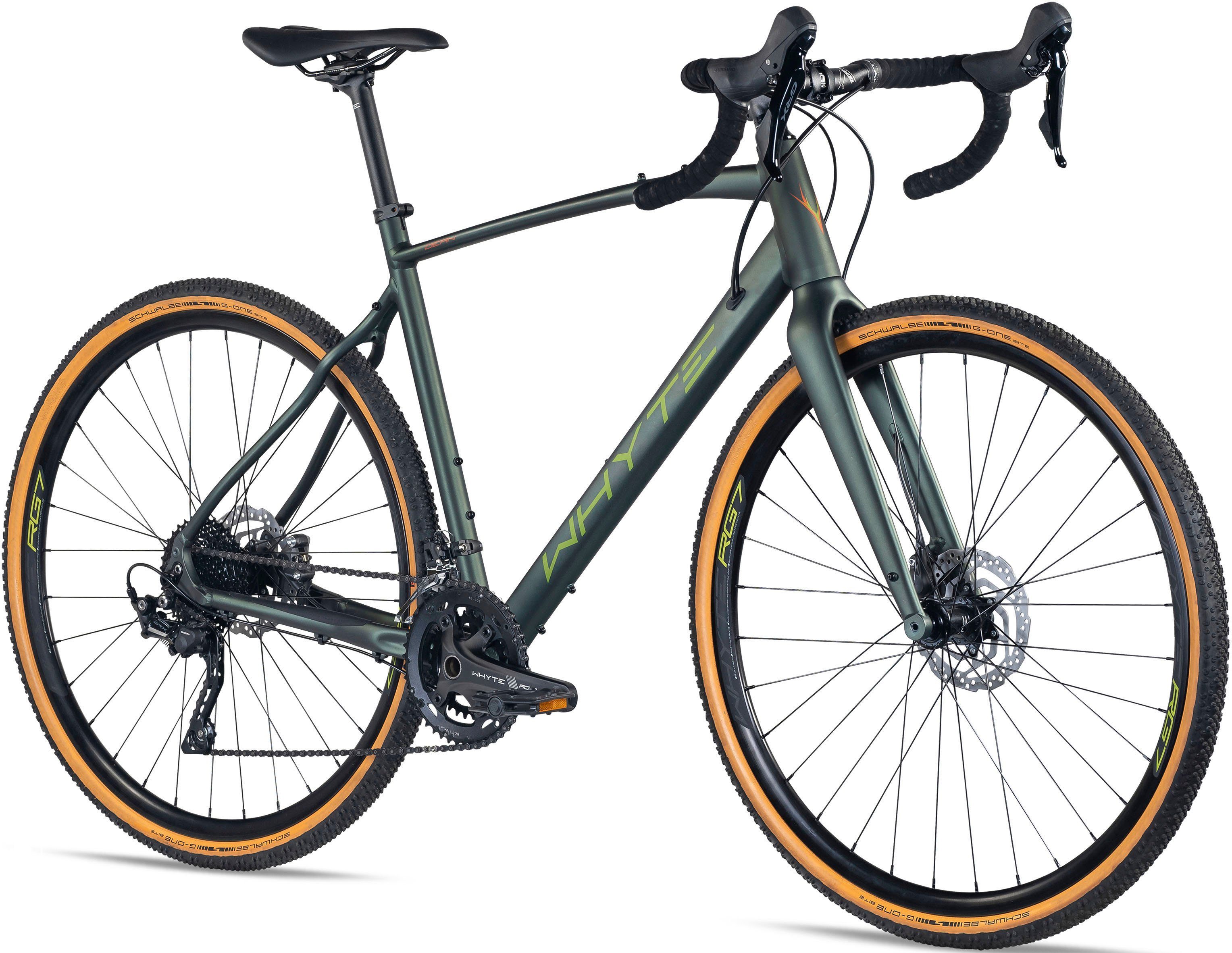 Whyte Bikes Gravelbike Dean, 10 Gang Shimano GRX Schaltwerk, Kettenschaltung