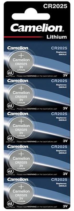 Camelion CR 2025 Lithium Knopfzellen (5er Blister) kaufen | Bike-Discount