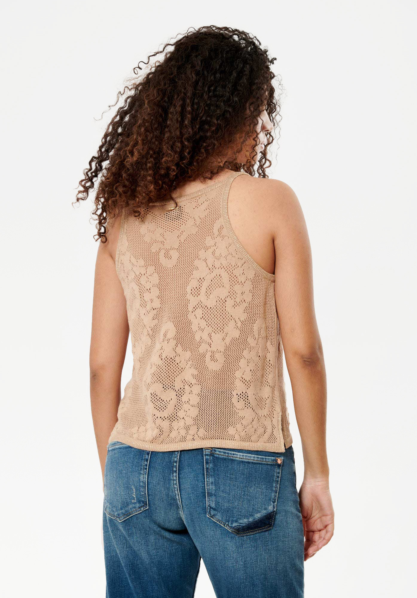 JOLIE  Top beige Femme