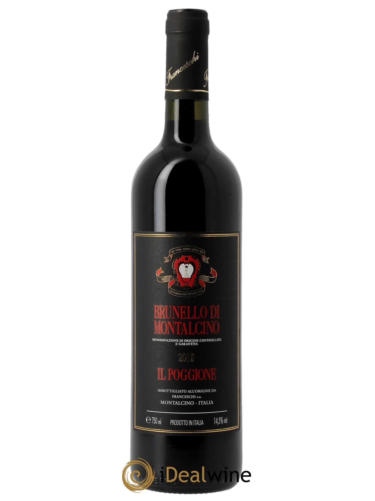 Brunello di Montalcino DOCG Il Poggione Lavinio Franceschi  2018 - Lot de 1 Bouteille