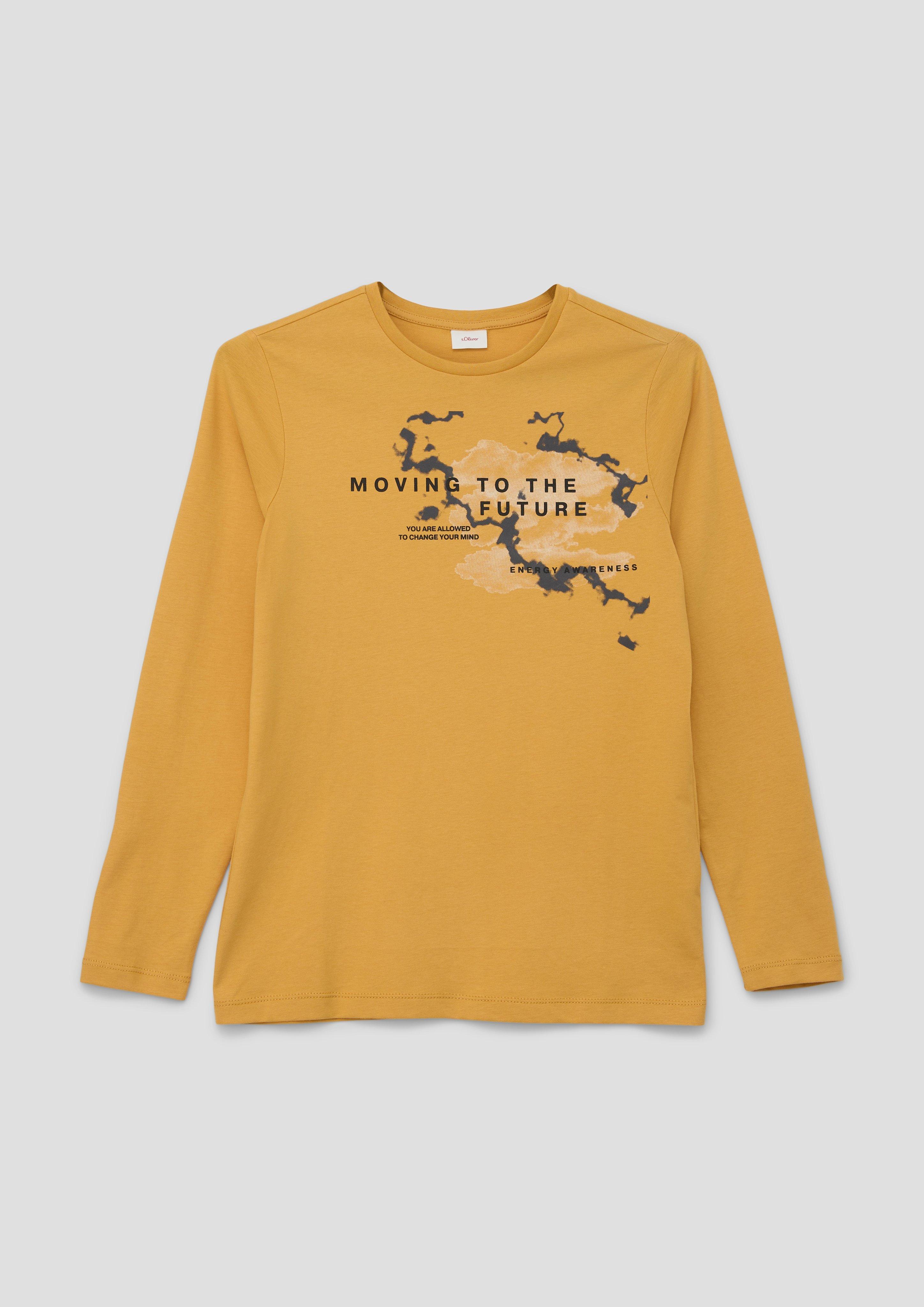 Longsleeve mit Frontprint  2134039-1730