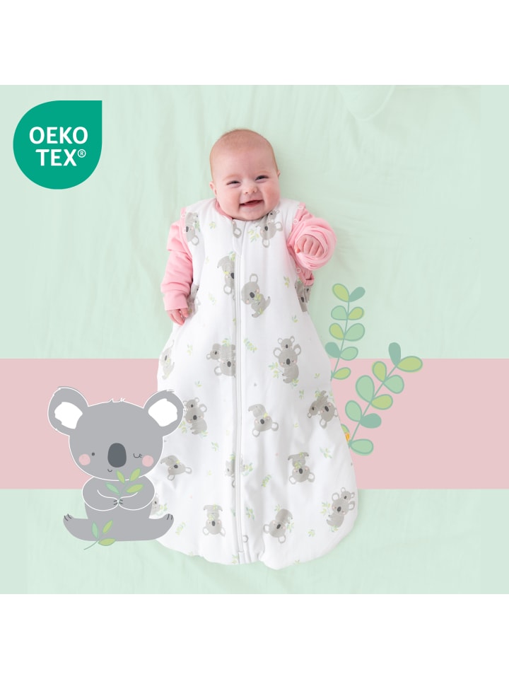 Schlummersack Babyschlafsack, 2.5 TOG in Rosa-Weiß günstig kaufen