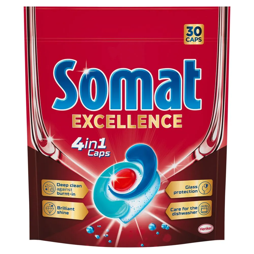 Somat Excellence 4u1 kapsule za mašinu za pranje posuđa 30 kom.