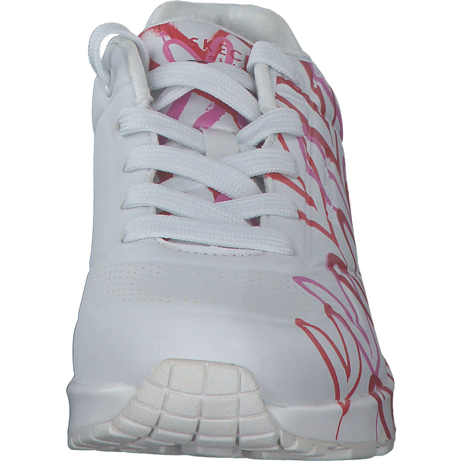 Skechers 155507, Sneakers Low, Damen, WRPK white/red/pink