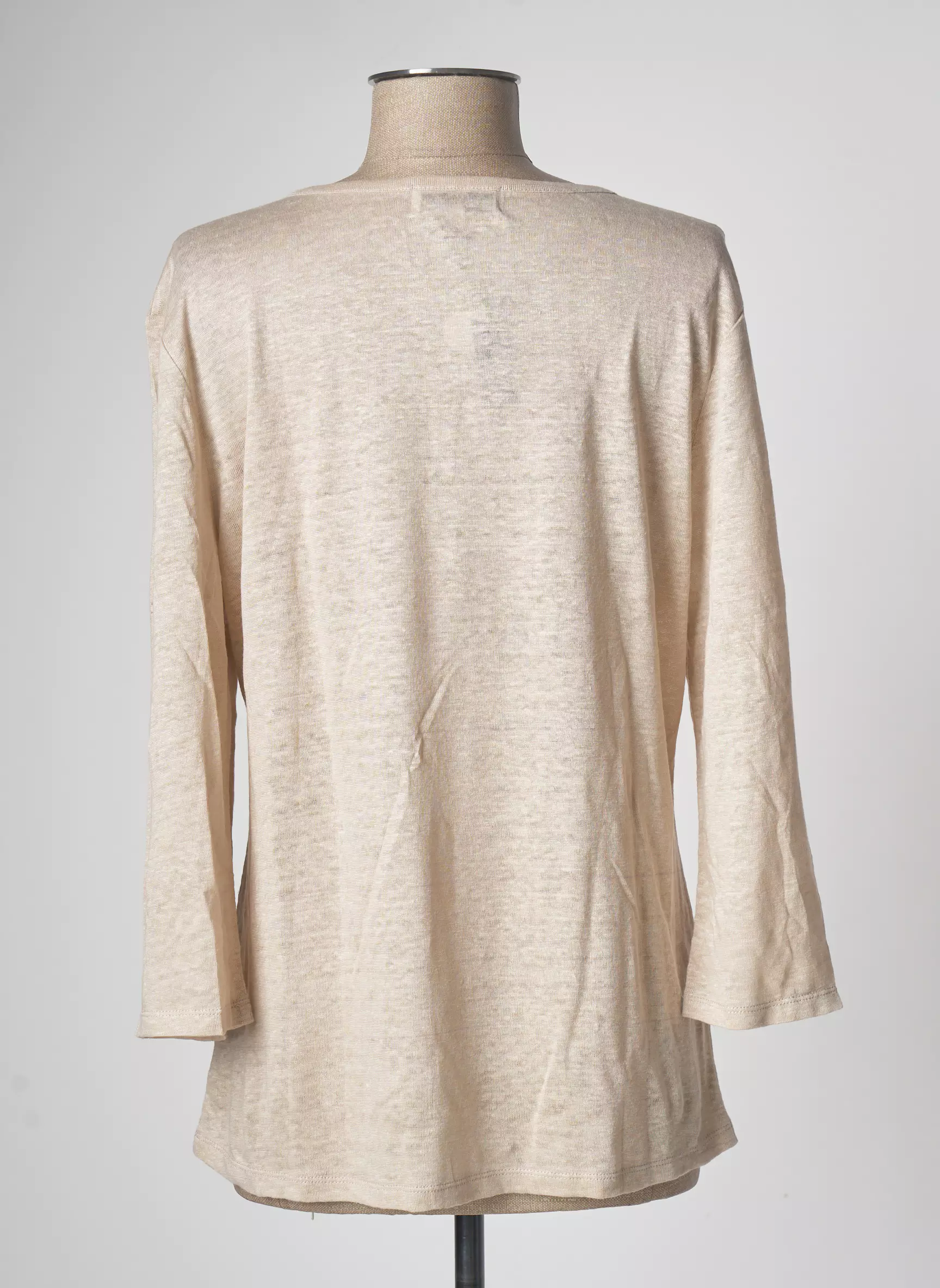 Soie Pour Soi Tshirts Femme couleur beige