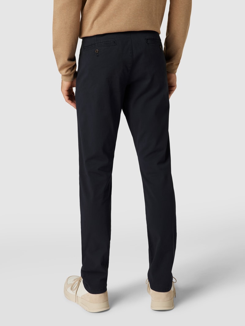 Super Slim Fit Chino mit Handytasche in marineblau