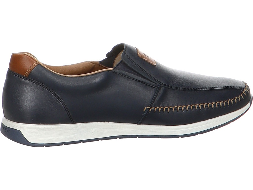 RIEKER Komfort Slipper blau