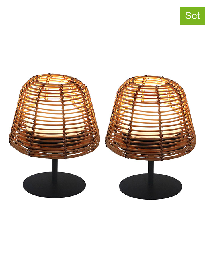 lumisky 2er-Set: LED-Tischleuchten 