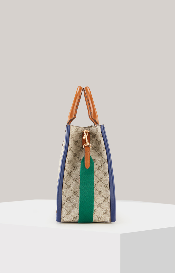 Handtasche Mazzolino Due Aurelia in Grün/Taupe/Lila