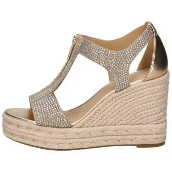 Michael Kors Berkley Mid Wedge in gold