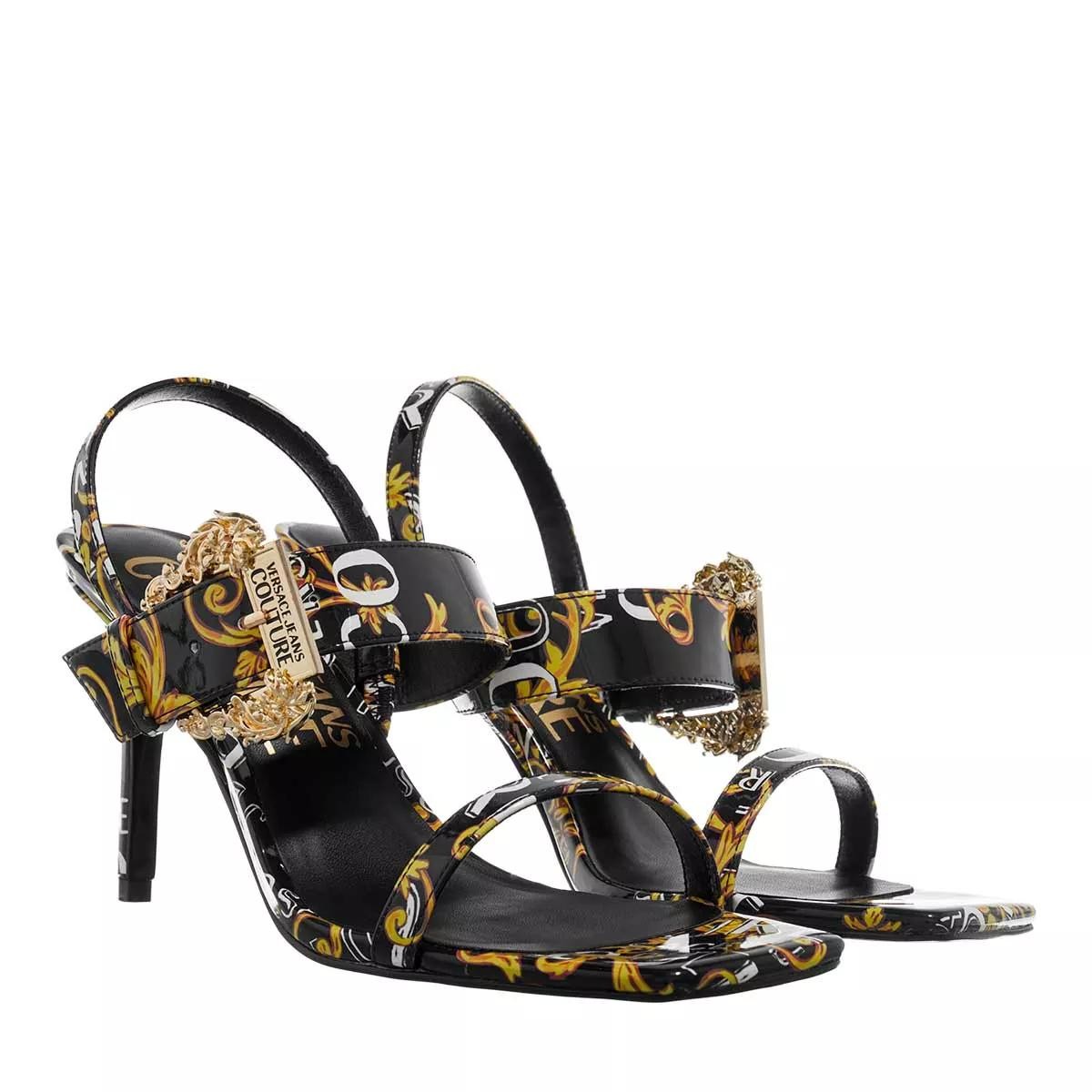 VERSACE Riemchen Sandalen schwarz High Heel