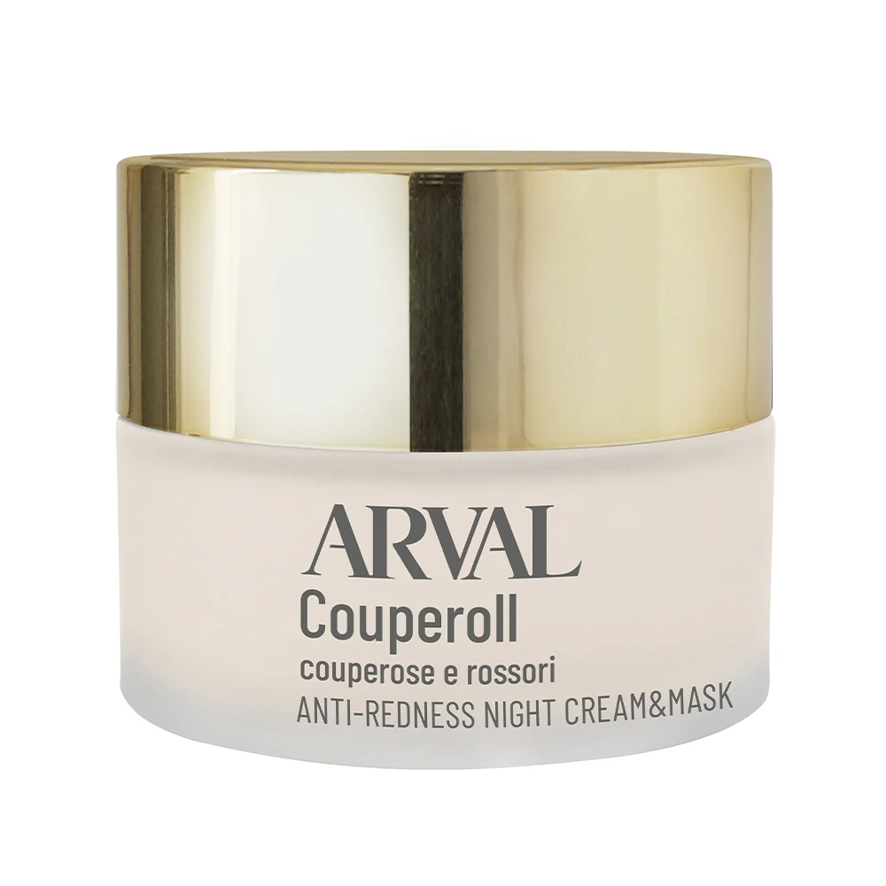 Couperoll Anti-Rötungs-Nachtcreme & -Maske – Beruhigende Nachtpflege, beruhigende Gesichtsmaske