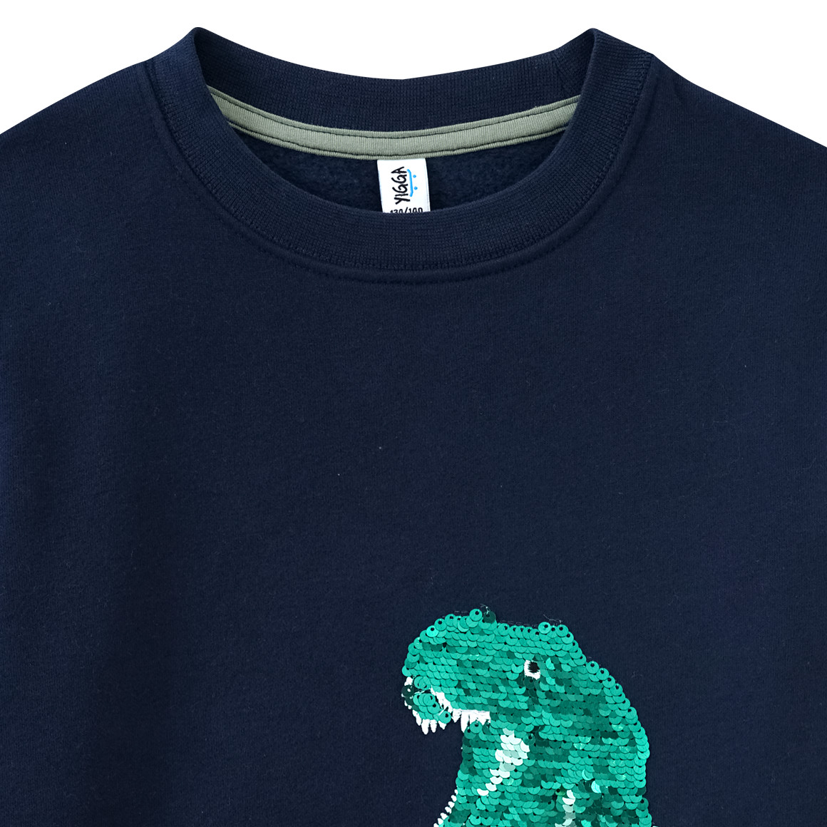 Jungen Sweatshirt mit Wendepailletten