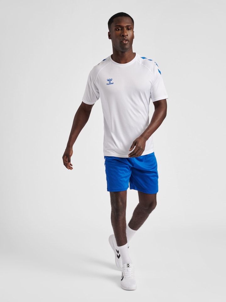 Hummel Hummel T-Shirt Hmlcore Erwachsene in WHITE/TRUE BLUE günstig kaufen