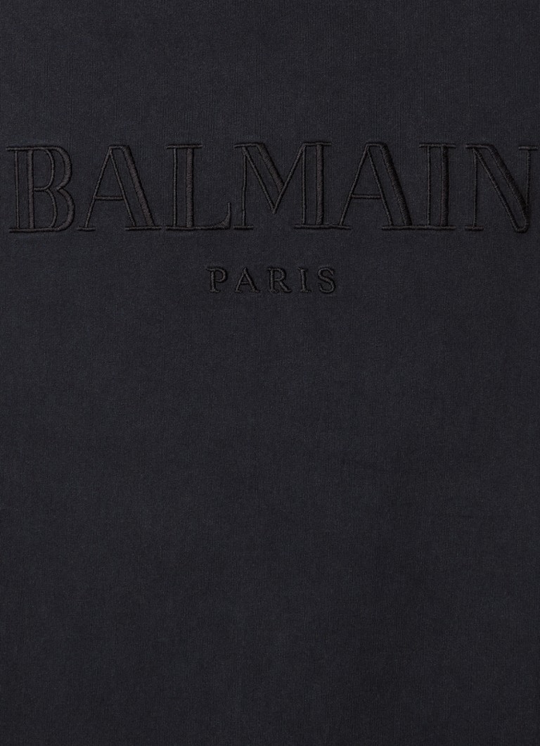 Tricou Balmain fără mâneci cu logo brodat