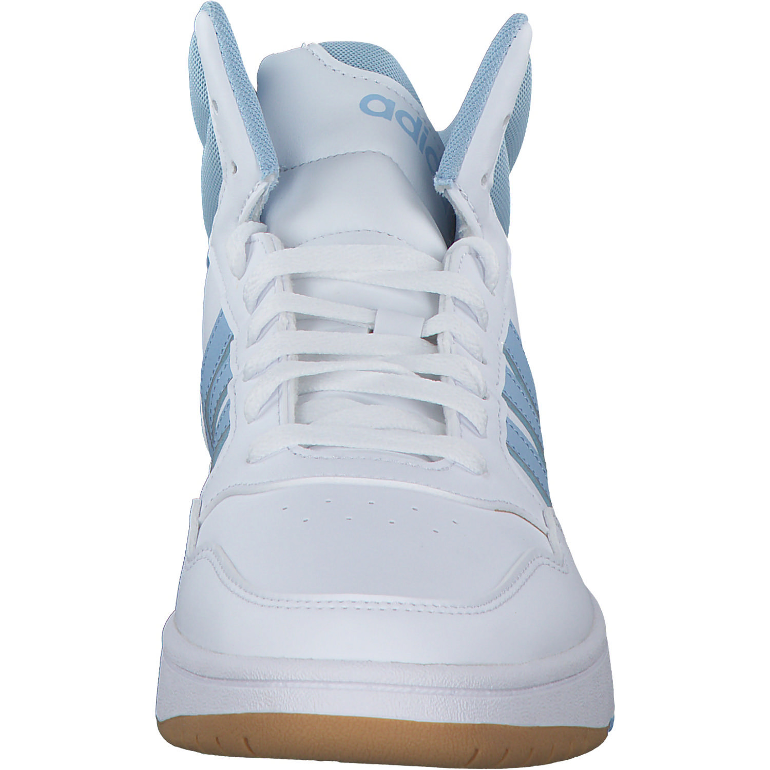 Adidas Hoops 3.0 MID W, Sneakers High, Damen, white/clear sky/gum