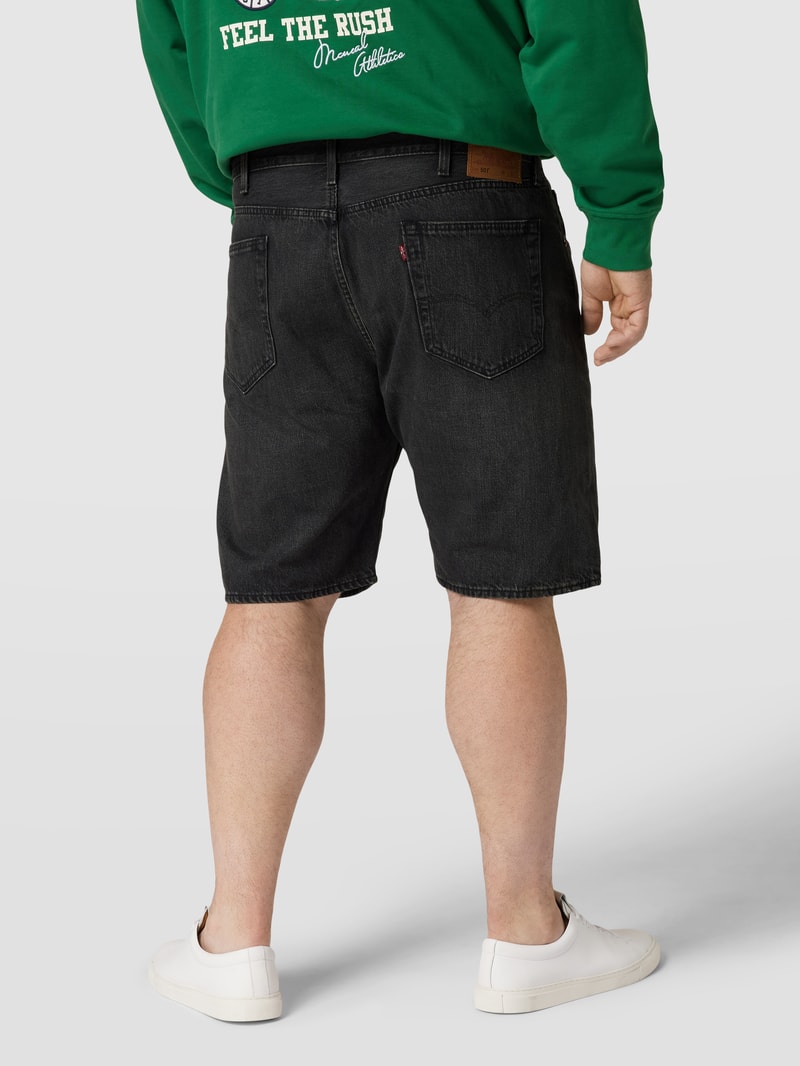 PLUS SIZE Jeansshorts Modell '501® HEMMED SHORT B&T MOO' in anthrazit