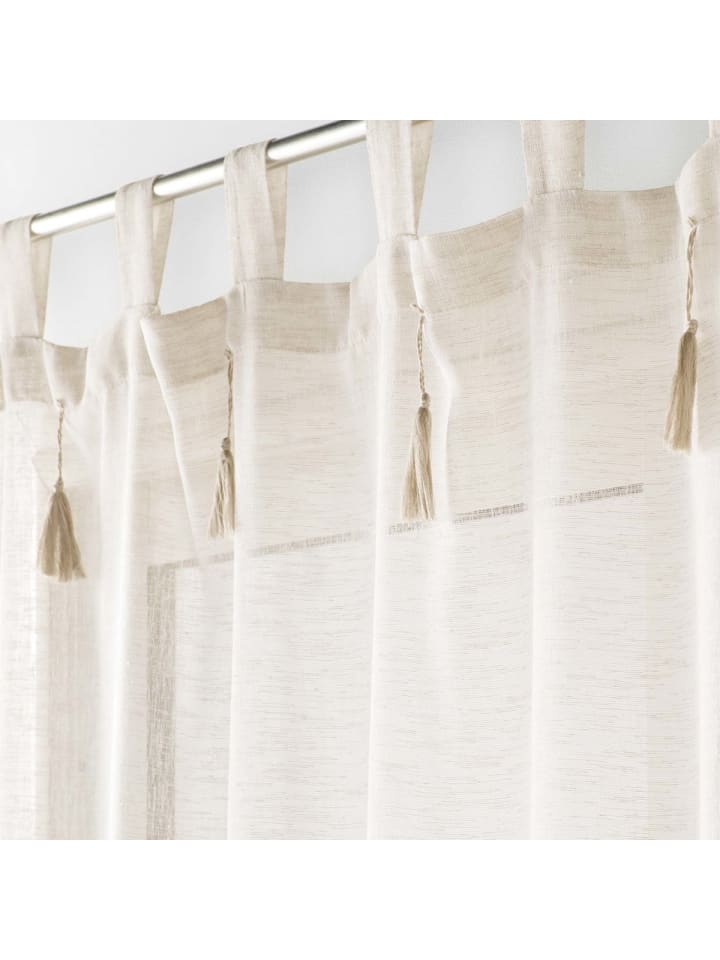Douceur d’Intérieur Gardine in beige günstig kaufen onesize