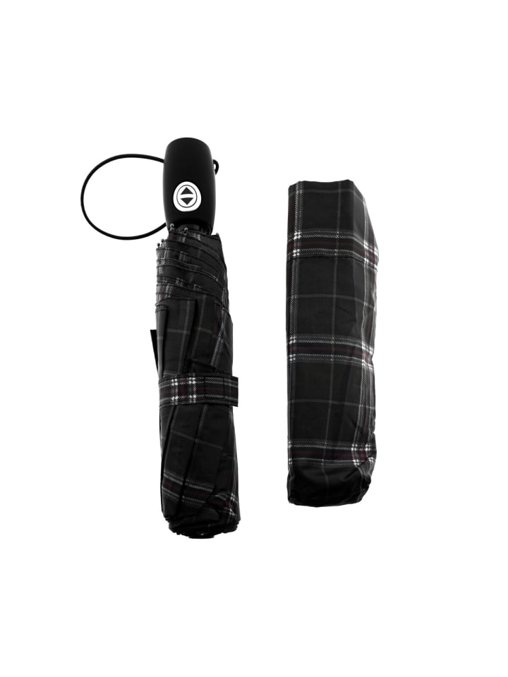 COFI 1453 Kompakter Taschenschirm in Karomuster mit Schutzhülle in Motiv 3 günstig kaufen onesize