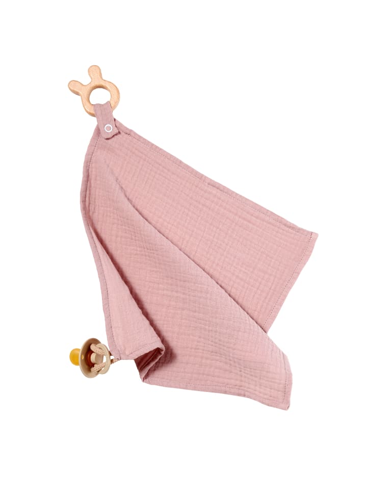 nordic coast company  Kuscheltuch Musselin Hase Rosa günstig kaufen onesize
